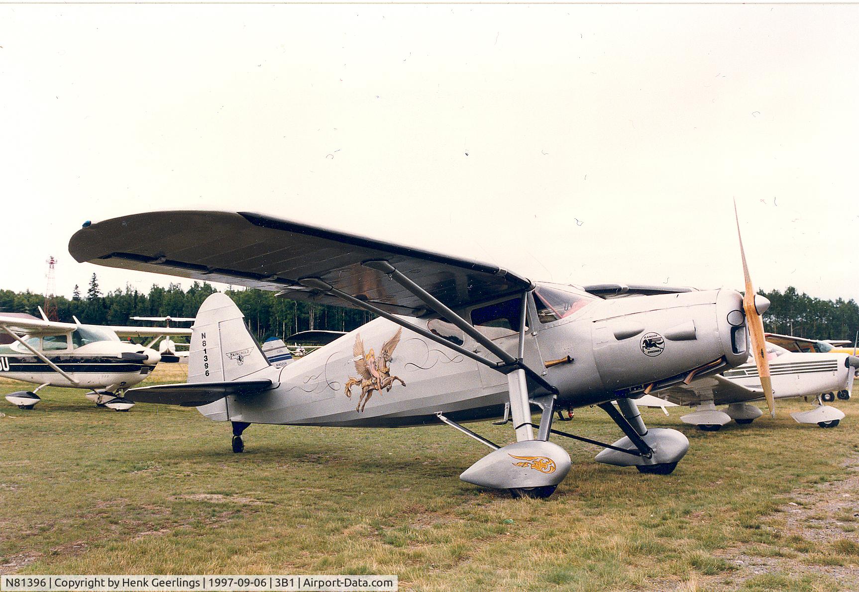N81396, 1946 Fairchild 24W-46 C/N W46296, Seaplane Fly In , Greenville , ME