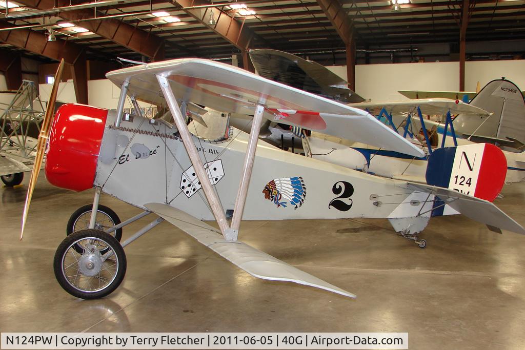 N124PW, 1998 Nieuport 17 Scout Replica C/N 621, 1998 Walker Billy NIEUPORT 17, c/n: 621