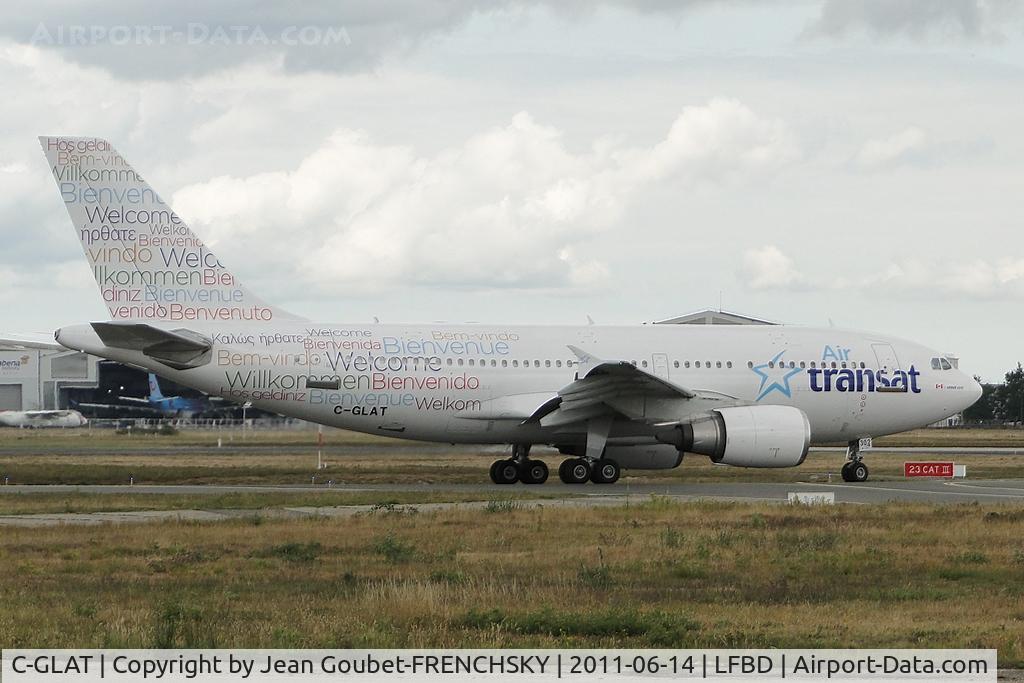 C-GLAT, 1991 Airbus A310-308 C/N 588, news colors Air Transat
