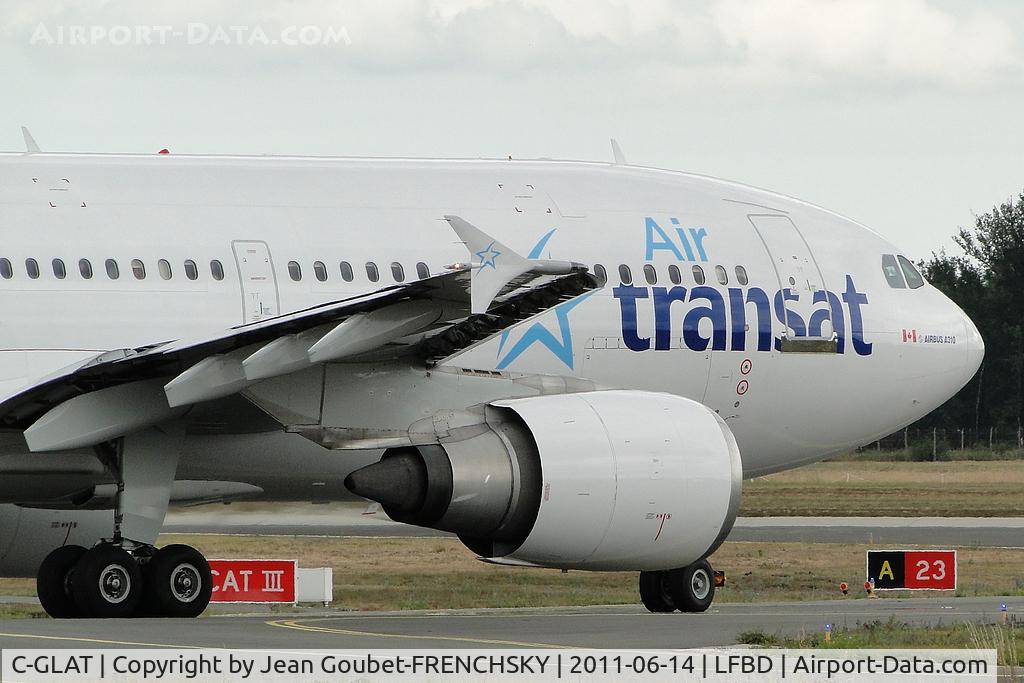C-GLAT, 1991 Airbus A310-308 C/N 588, news colors Air Transat