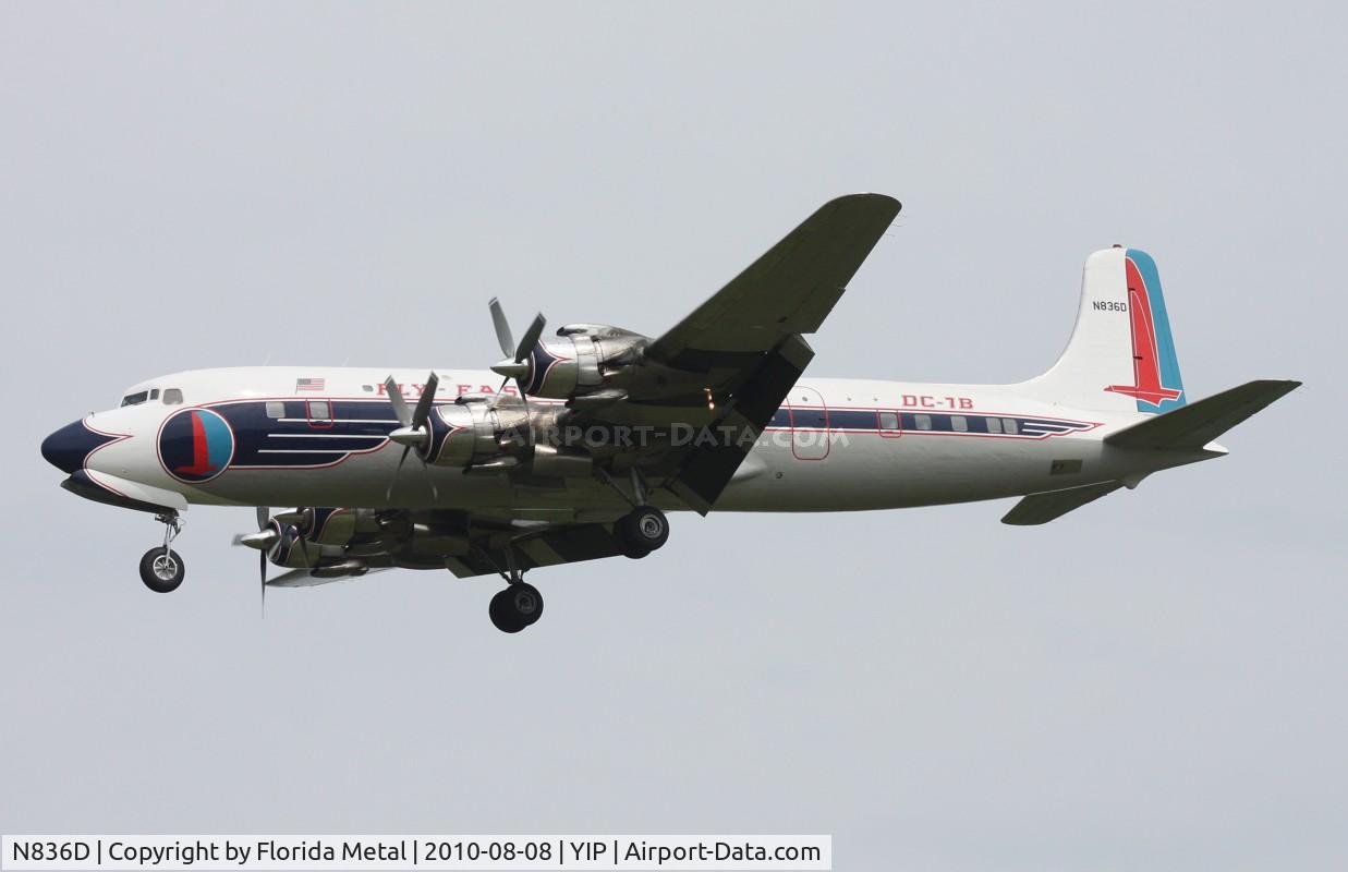 N836D, 1957 Douglas DC-7B C/N 45345, Eastern DC-7B