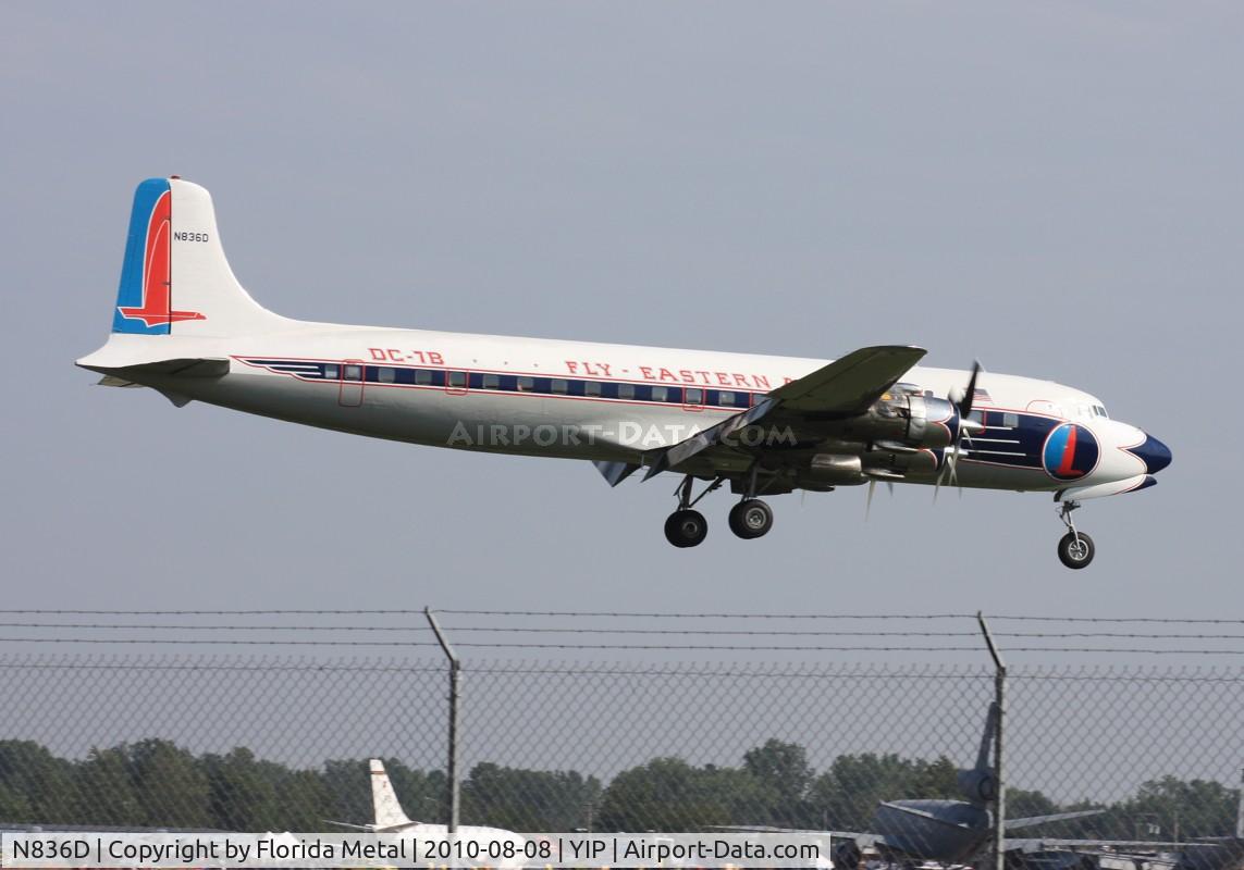 N836D, 1957 Douglas DC-7B C/N 45345, Eastern DC-7B