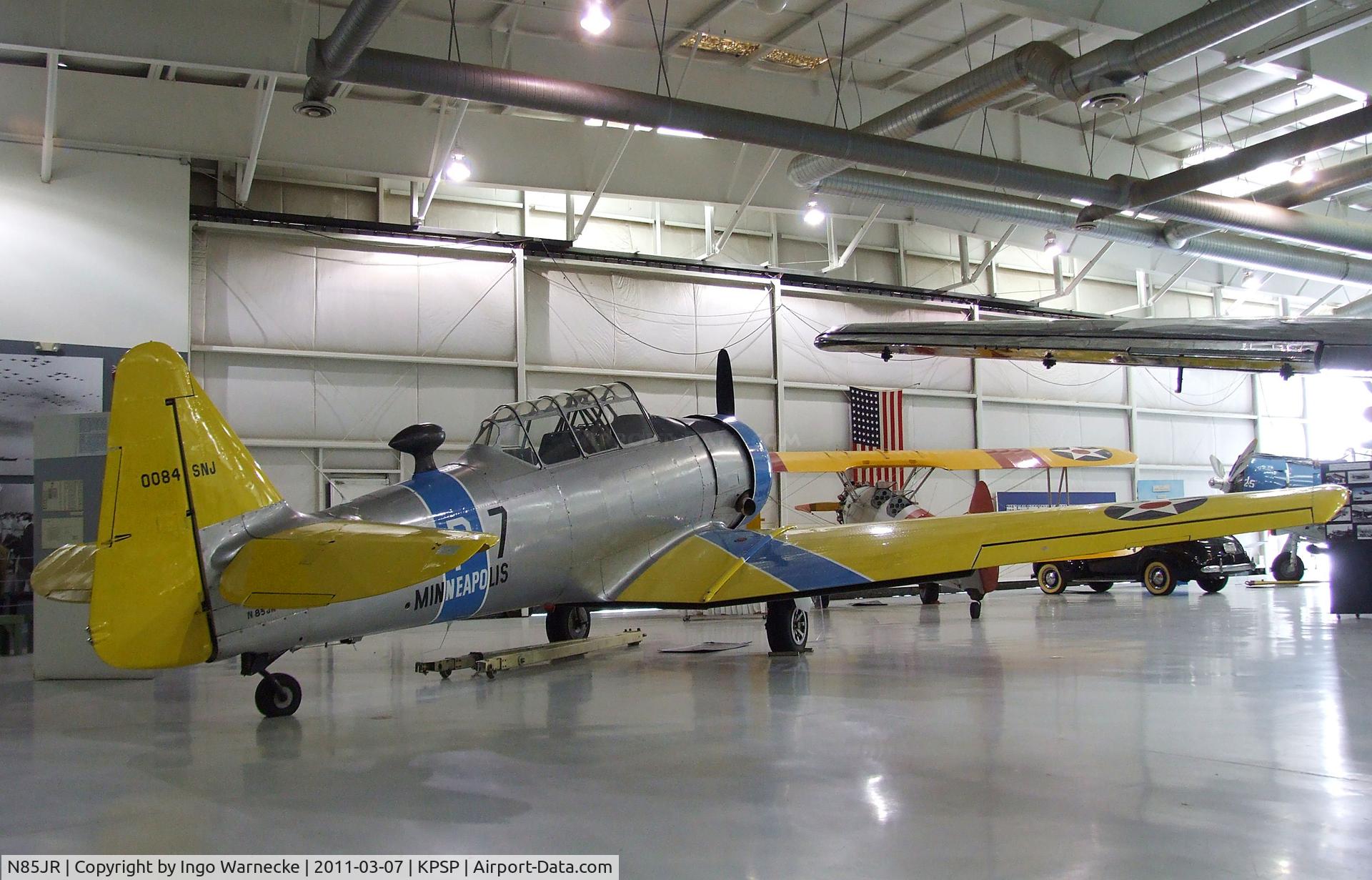 N85JR, 1958 North American AT-6G Texan C/N 168-526 (49-3402), North American AT-6G Texan at the Palm Springs Air Museum, Palm Springs CA