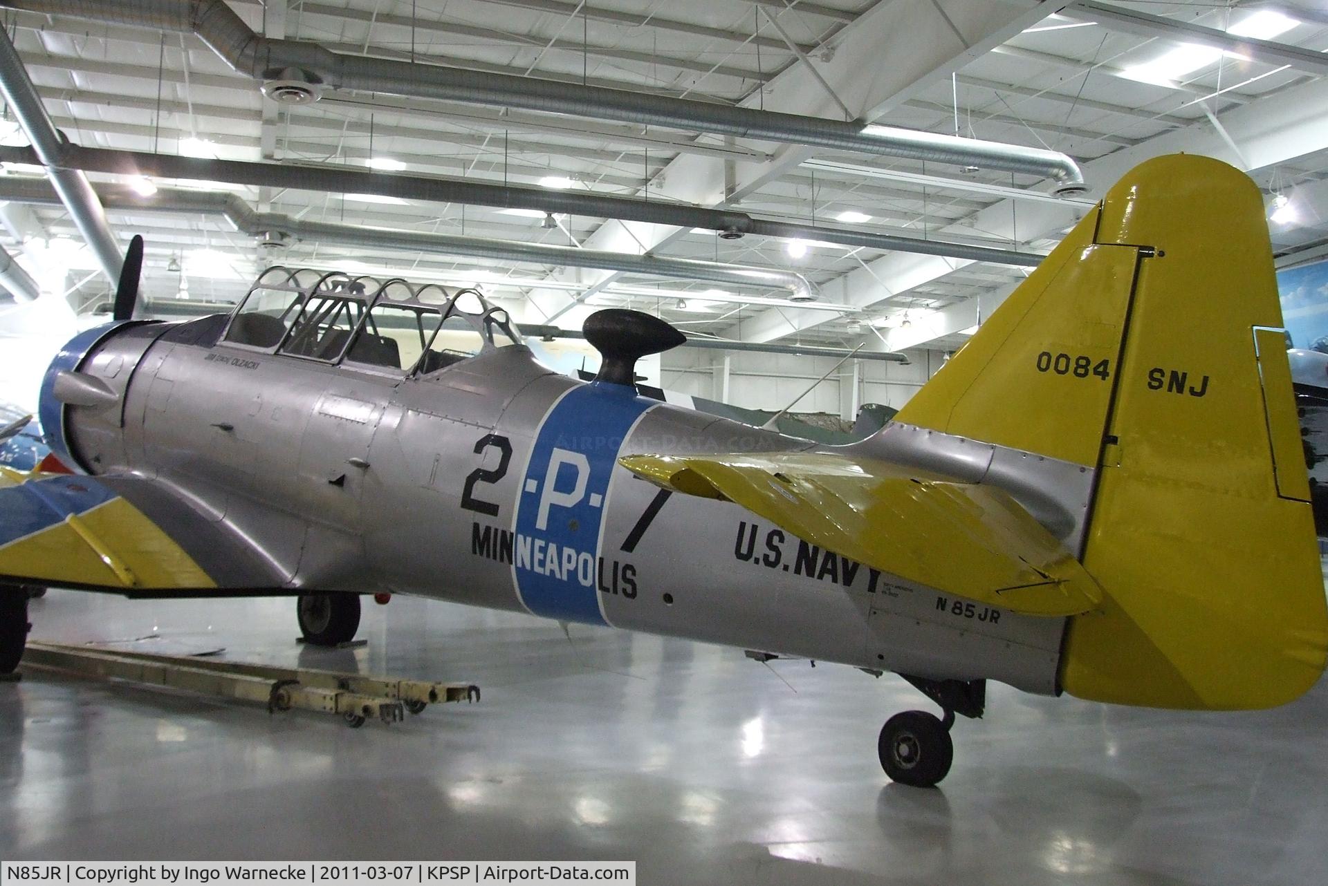 N85JR, 1958 North American AT-6G Texan C/N 168-526 (49-3402), North American AT-6G Texan at the Palm Springs Air Museum, Palm Springs CA