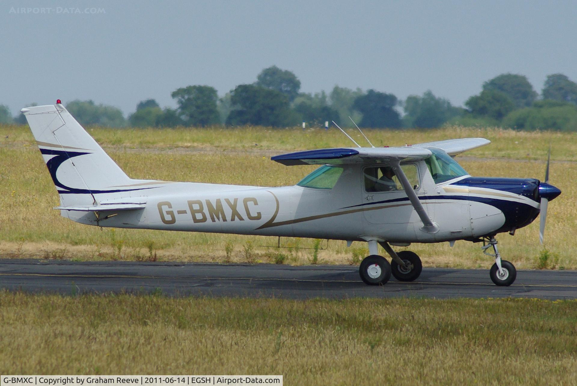 G-BMXC, 1977 Cessna 152 C/N 152-80416, Shortly after landing.