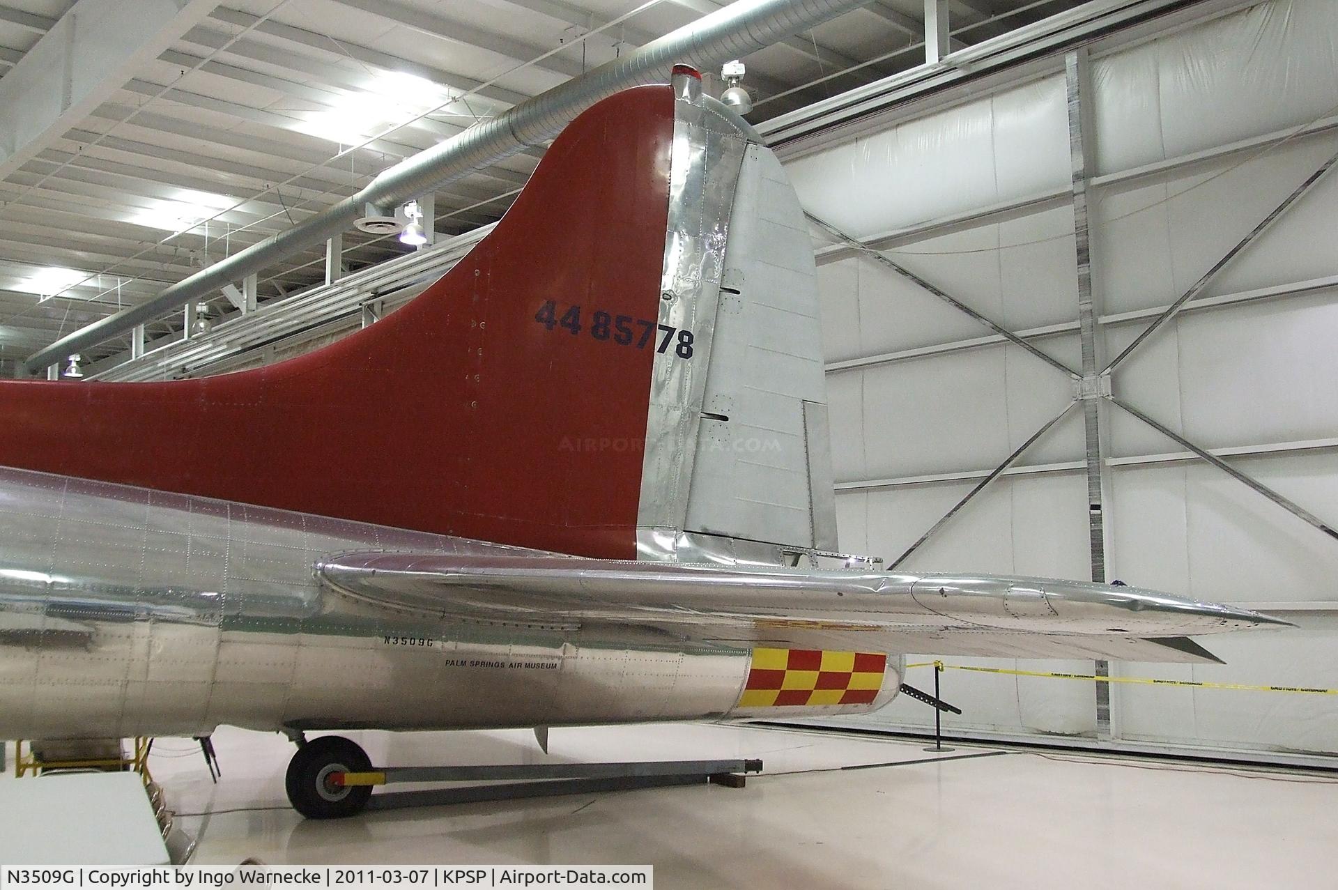 N3509G, 1944 Boeing B-17G Flying Fortress C/N Not found 44-85778, Boeing B-17G Flying Fortress at the Palm Springs Air Museum, Palm Springs CA