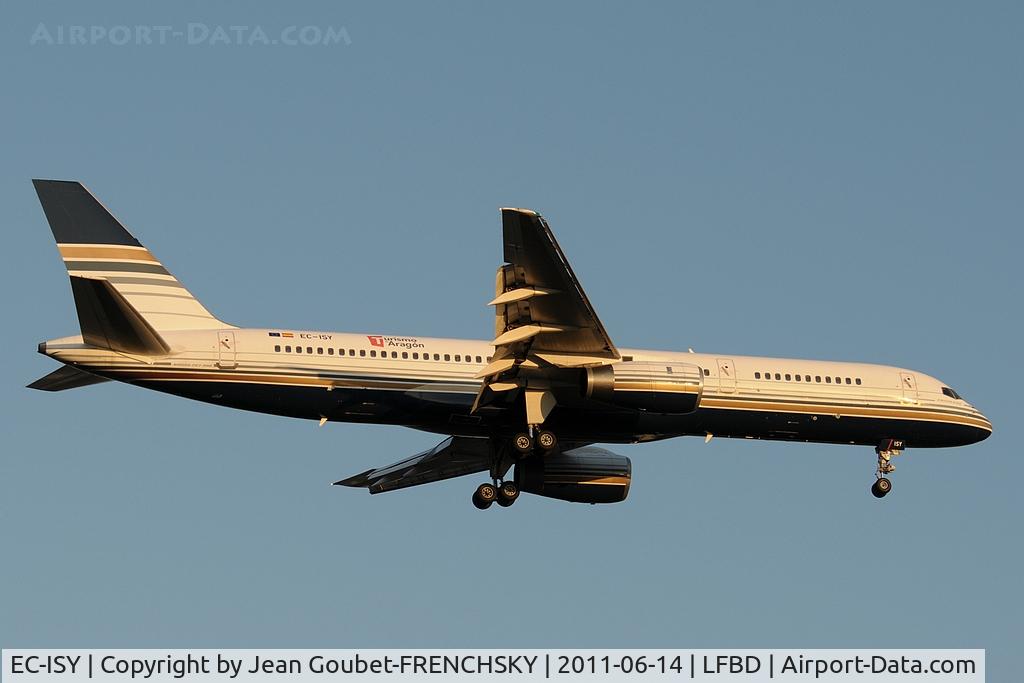 EC-ISY, 1993 Boeing 757-256 C/N 26241, flight 8J283O Casablanca/BOD