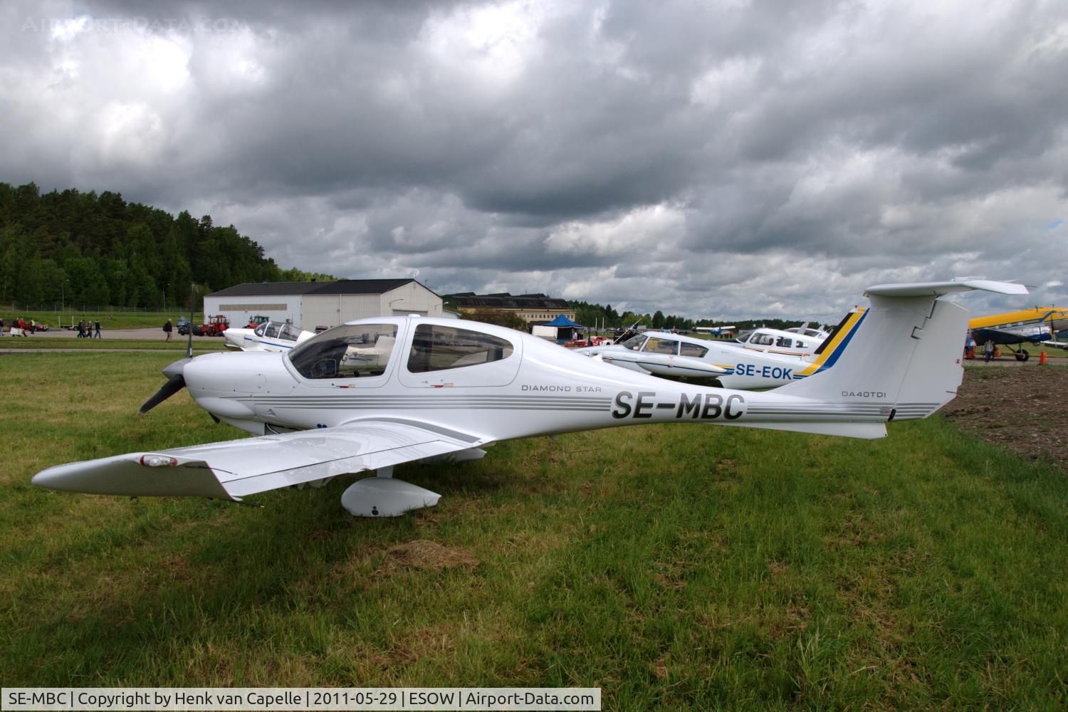 SE-MBC, 2007 Diamond DA-40D Diamond Star C/N D4.330, Diesel powered Diamond Star at  Västerås Hässlö airport, Sweden