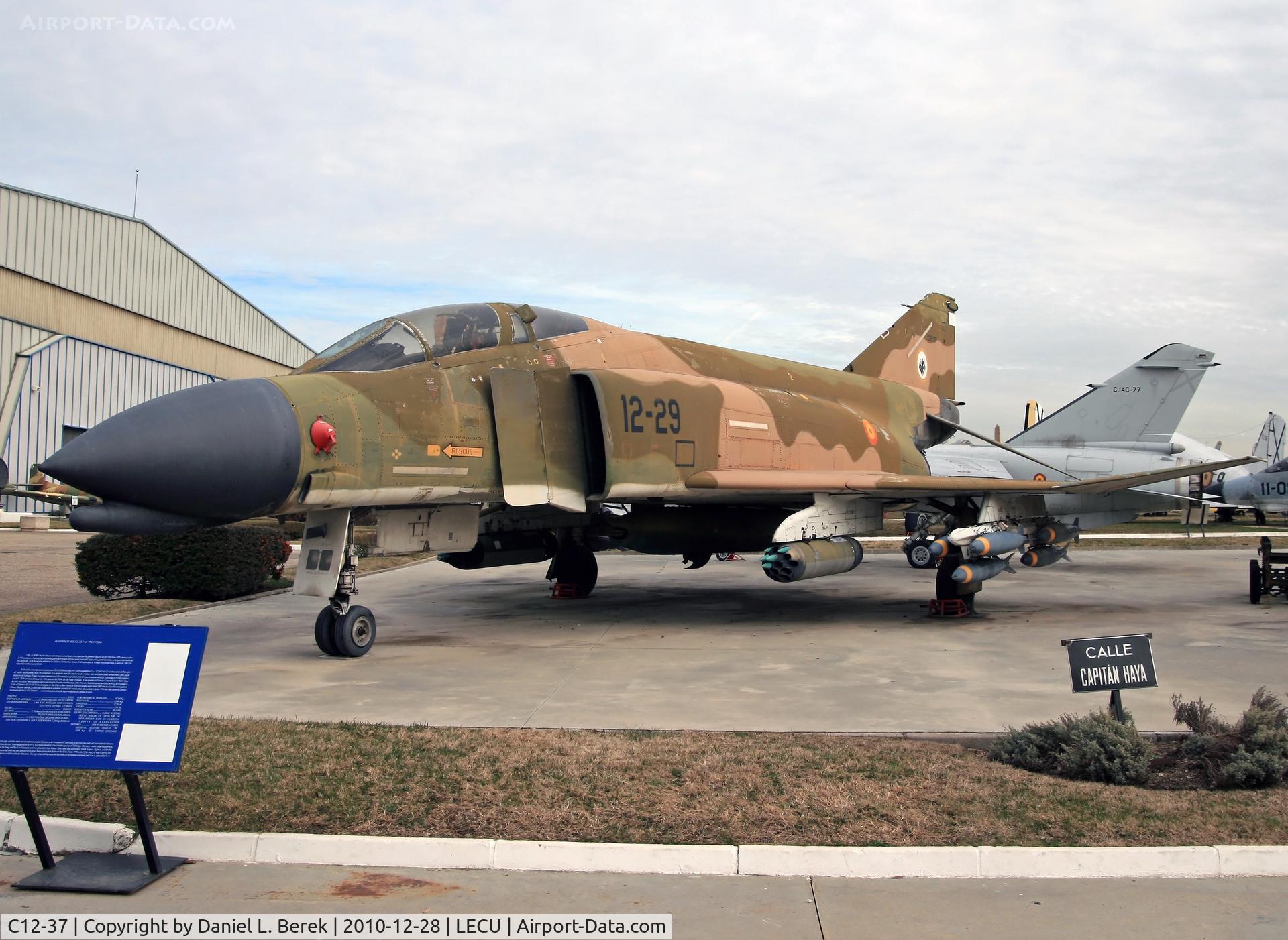 C12-37, 1964 McDonnell F-4C Phantom II C/N 1151, Mighty Phantom in Spanish Air Force colors