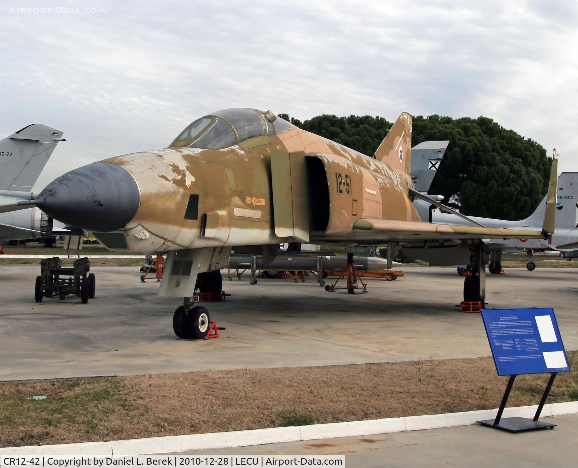 CR12-42, 1965 McDonnell Douglas RF-4C Phantom II C/N 1726, Nice reco version of the venerable Phantom in Spanish Air Force markings.