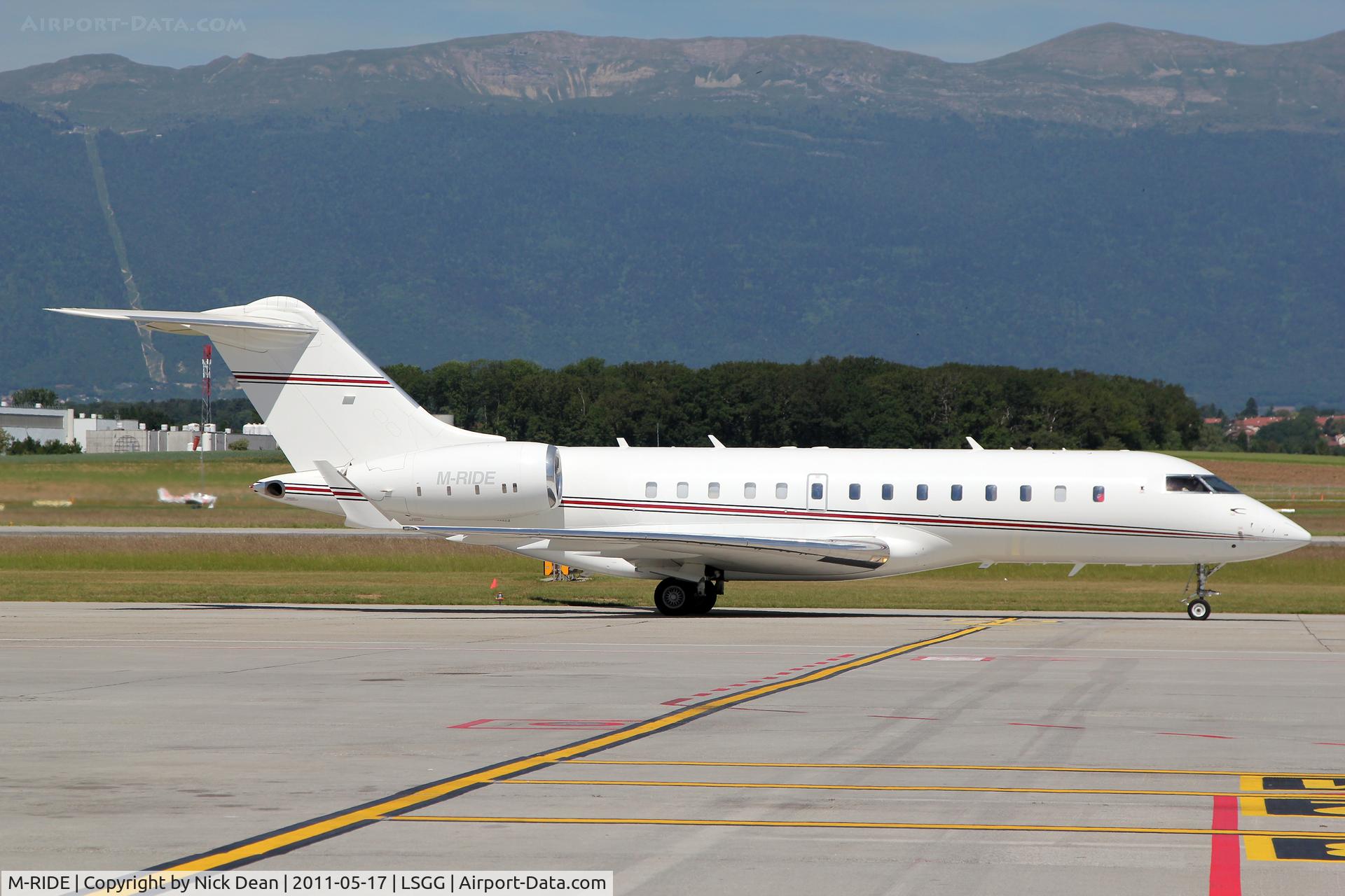 M-RIDE, 2006 Bombardier BD-700-1A10 Global 5000 C/N 9190, LSGG/GVA