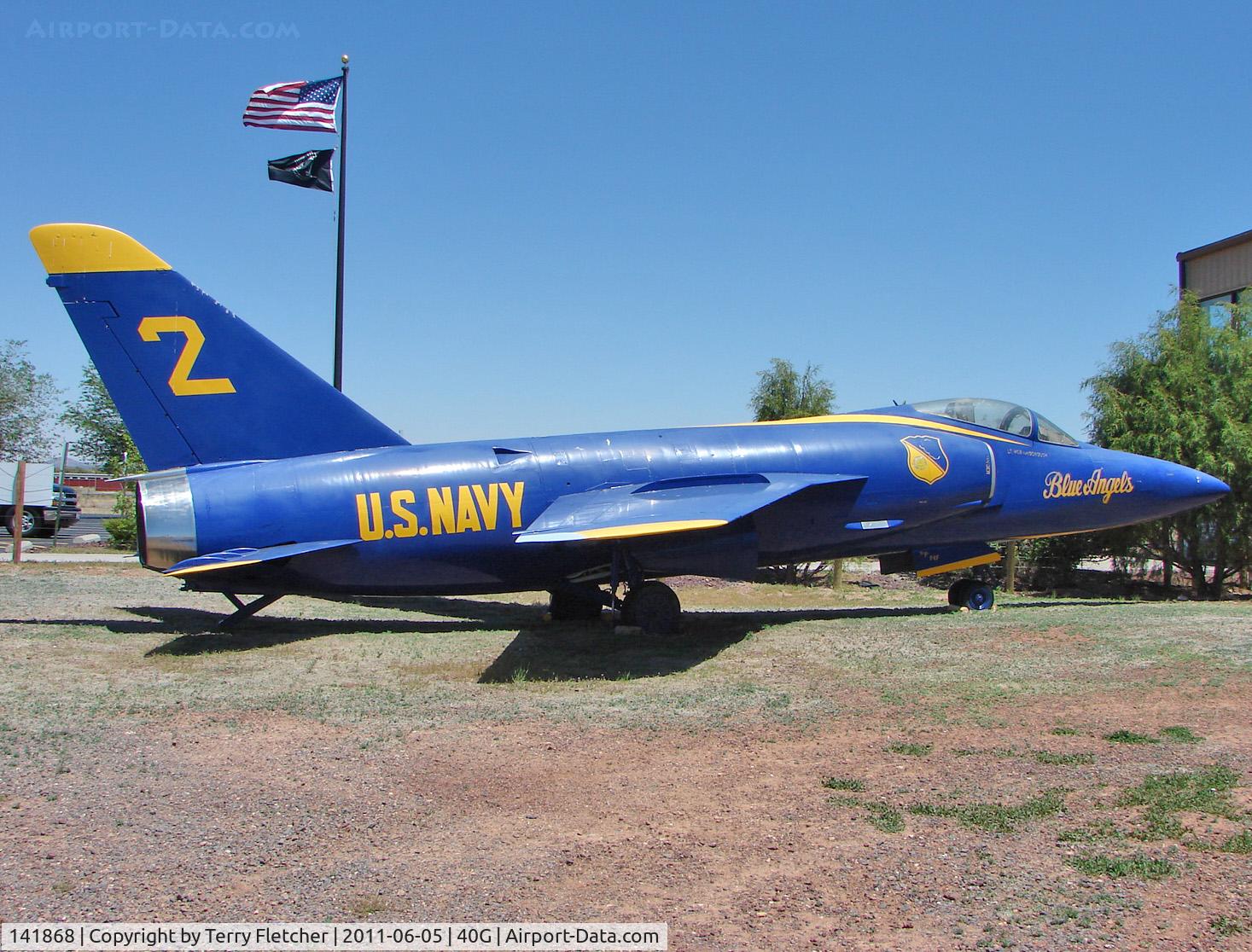 141868, Grumman F-11A Tiger C/N 185, Grumman F-11A Tiger, c/n: 185 at Planes of Fame Valle AZ