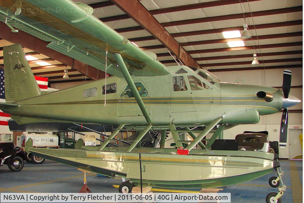 N63VA, 1955 De Havilland Canada DHC-2 Turbo Beaver Mk.3 C/N 850, 1955 Dehavilland BEAVER DHC-2 MK.3, c/n: 850 in the Classic Wings & Wheels Annexe at Valle AZ