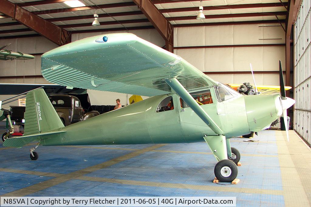 N85VA, 1959 Silvaire 8F C/N S-27, 1959 Silvaire LUSCOMBE 8F, c/n: S-27 in the Classic Wings and Wheels Annexe at Valle AZ