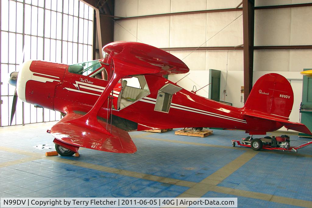 N99DV, 1946 Beech G17S C/N B-9, Immaculate 1946 Beech G17S, c/n: B-9 at the Classic Wings and Wheels Annexe at Valle , AZ