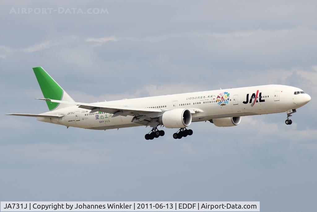 JA731J, 2003 Boeing 777-346/ER C/N 32431, Jal B777