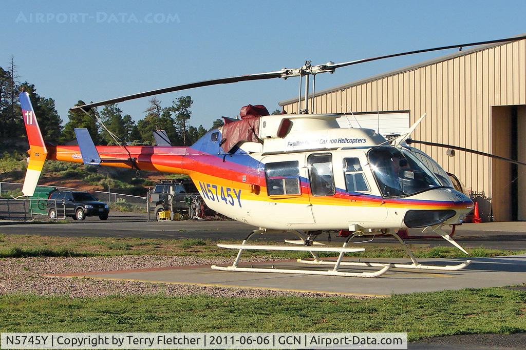 N5745Y, 1980 Bell 206L-1 LongRanger II C/N 45531, 1980 Bell Helicopter Textron 206L-1, c/n: 45531 at Grand Canyon