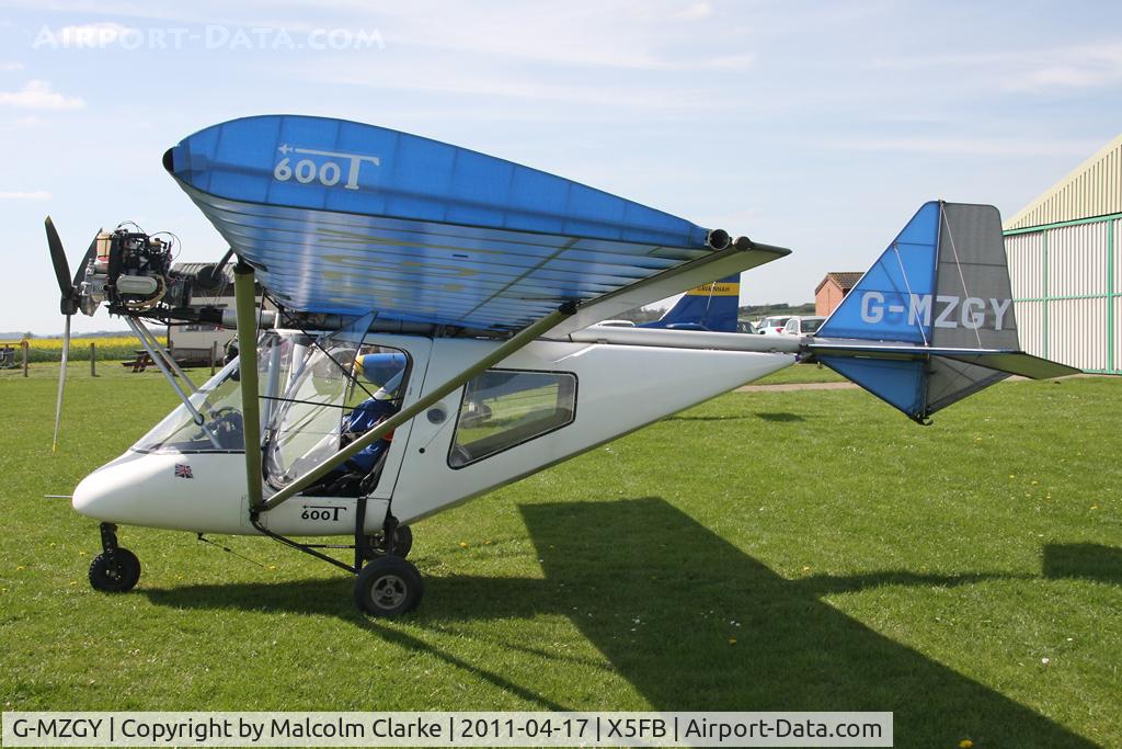 G-MZGY, 1997 Thruster T600N C/N 9057-T600N-006, Thruster T600N at Fishburn Airfield in April 2011.