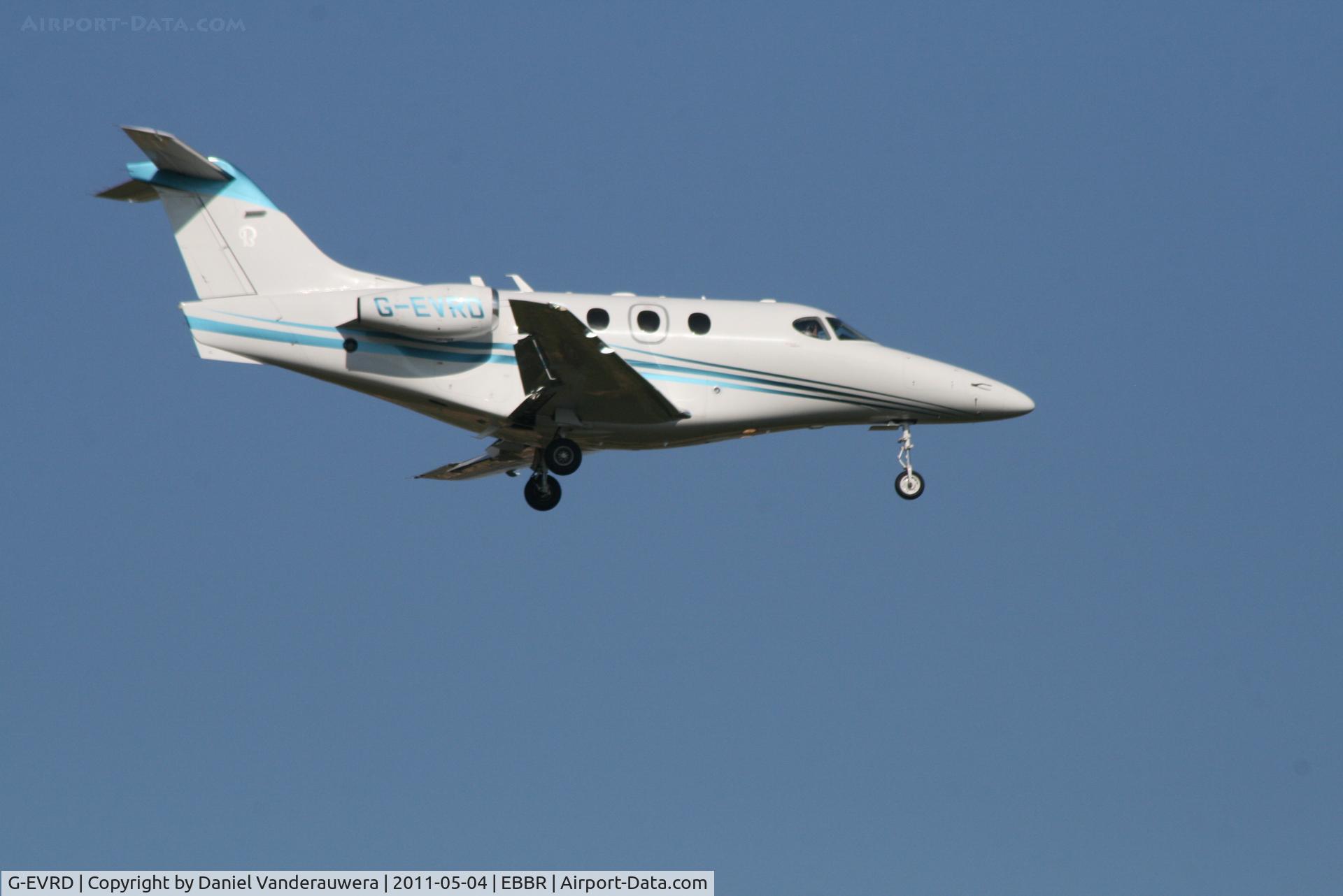G-EVRD, 2006 Raytheon 390 Premier 1A C/N RB-172, Descending to RWY 02
