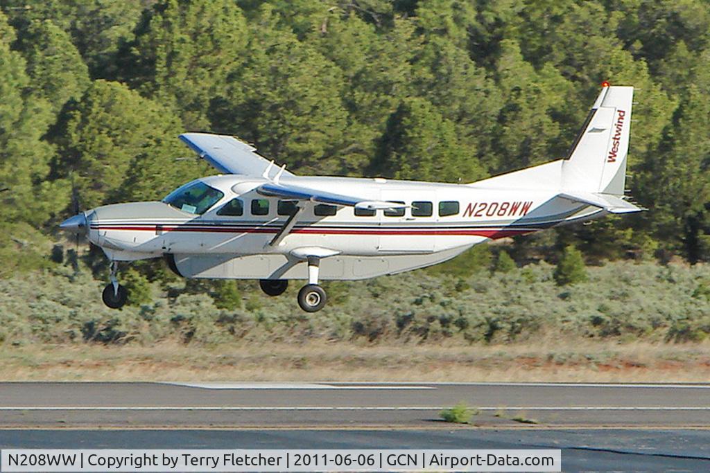 N208WW, 1998 Cessna 208B C/N 208B0721, 1998 Cessna 208B, c/n: 208B0721 landing at Grand Canyon
