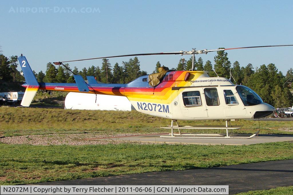 N2072M, 1982 Bell 206L-1 LongRanger II C/N 45720, 1982 Bell Helicopter Textron 206L-1, c/n: 45720 at Grand Canyon
