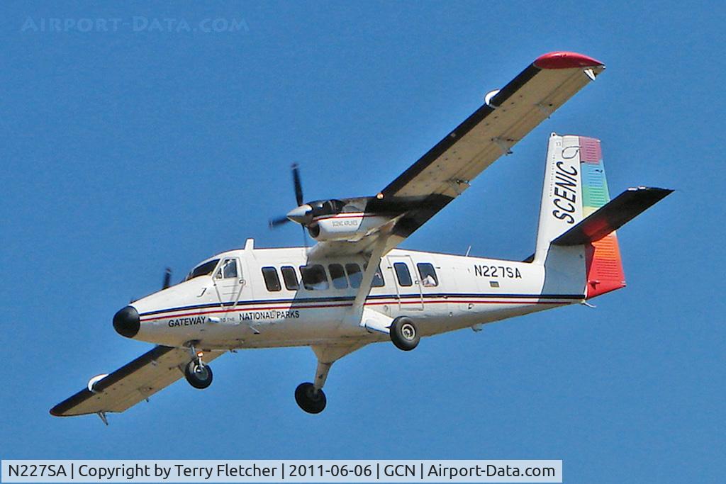 N227SA, 1976 De Havilland Canada DHC-6-300 Twin Otter C/N 517, 1976 Dehavilland DHC-6 TWIN OTTER, c/n: 517 on approach to Grand Canyon