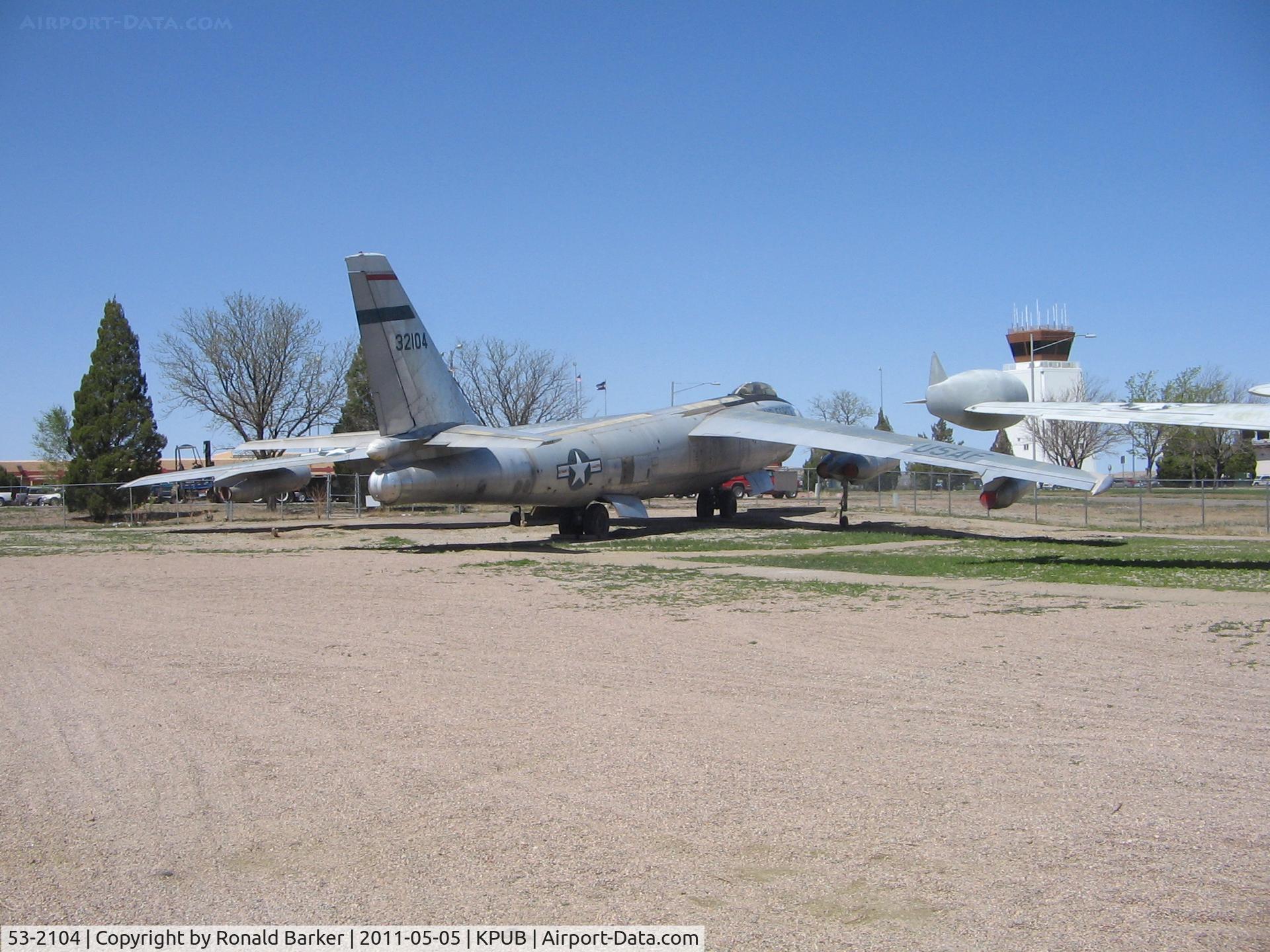 53-2104, 1952 Boeing B-47E-45-DT Stratojet C/N 44450, Pueblo Weisbrod Aircraft Museum