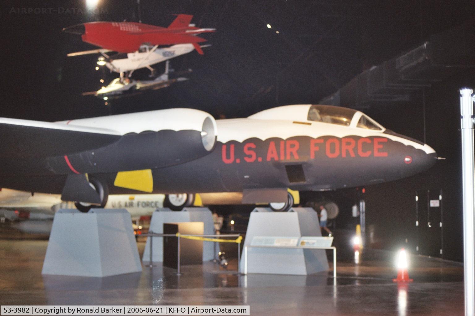 53-3982, 1953 Martin EB-57D Canberra C/N 006, Air Force Museum