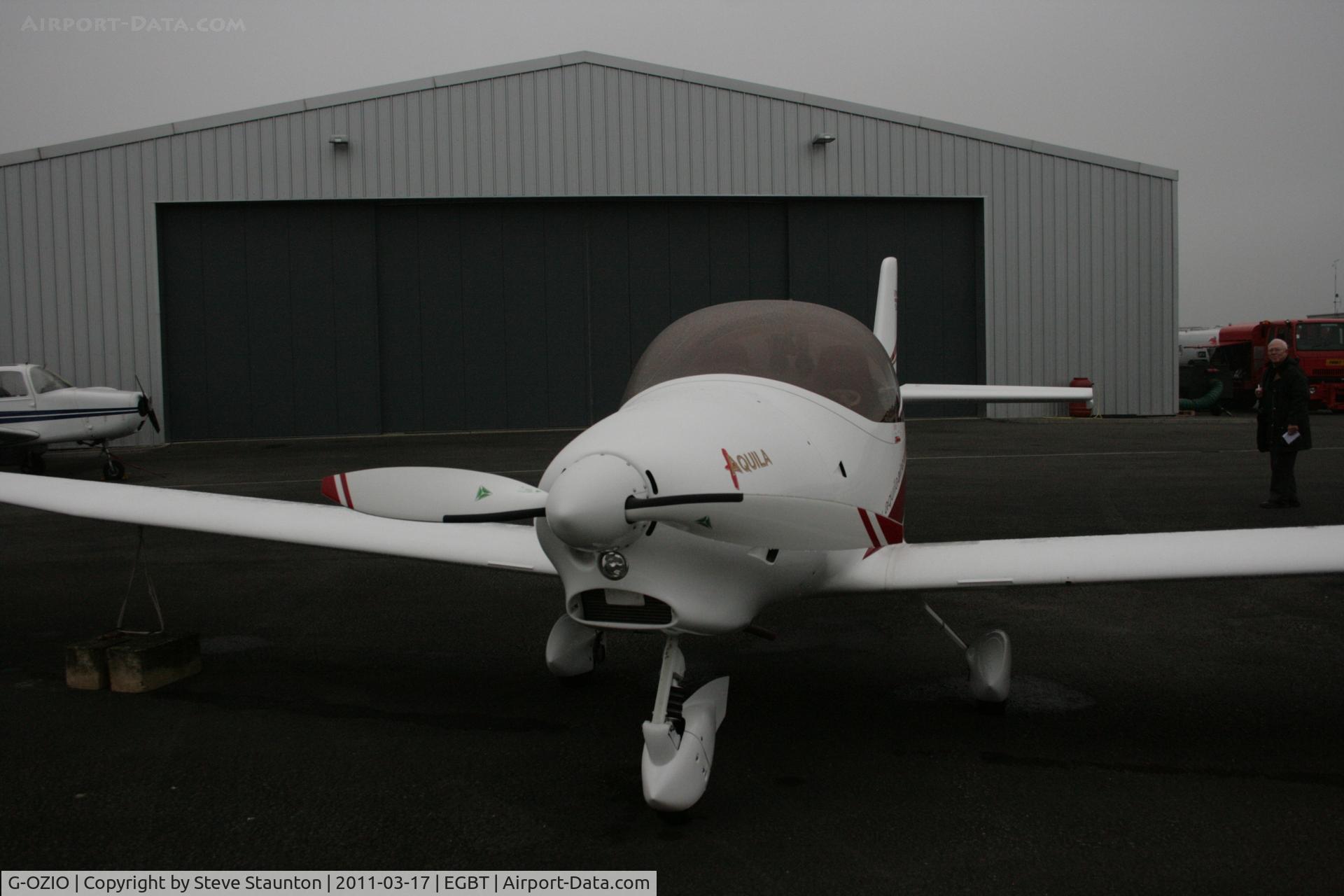 G-OZIO, 2009 Aquila A210 (AT01) C/N AT01-199, Taken at Turweston Airfield March 2010