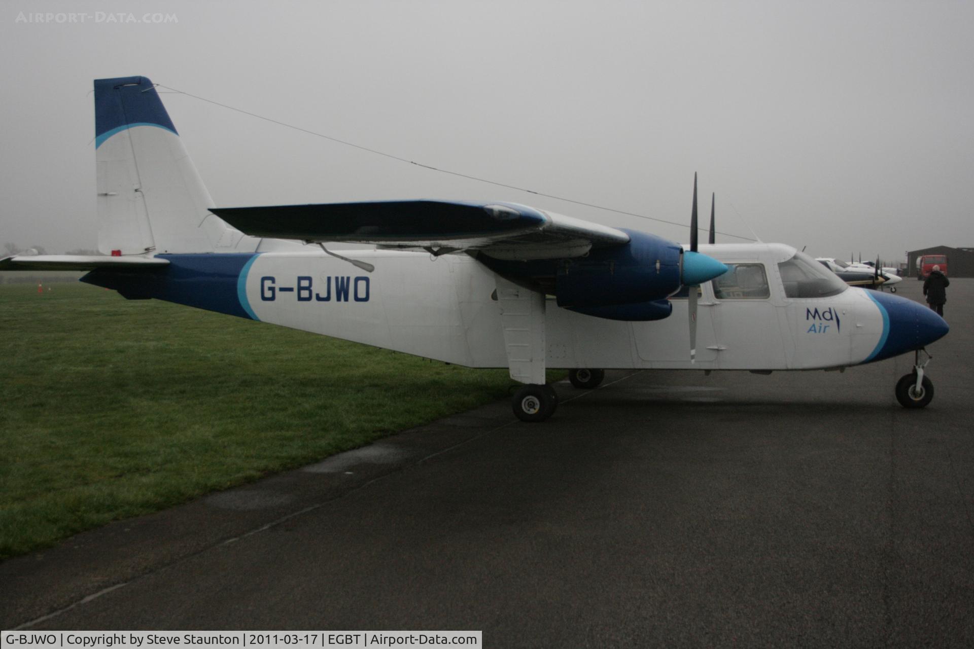 G-BJWO, 1973 Britten-Norman BN-2A-26 Islander C/N 334, Taken at Turweston Airfield March 2010