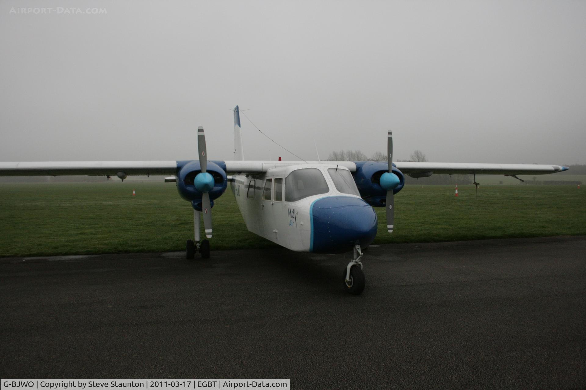 G-BJWO, 1973 Britten-Norman BN-2A-26 Islander C/N 334, Taken at Turweston Airfield March 2010