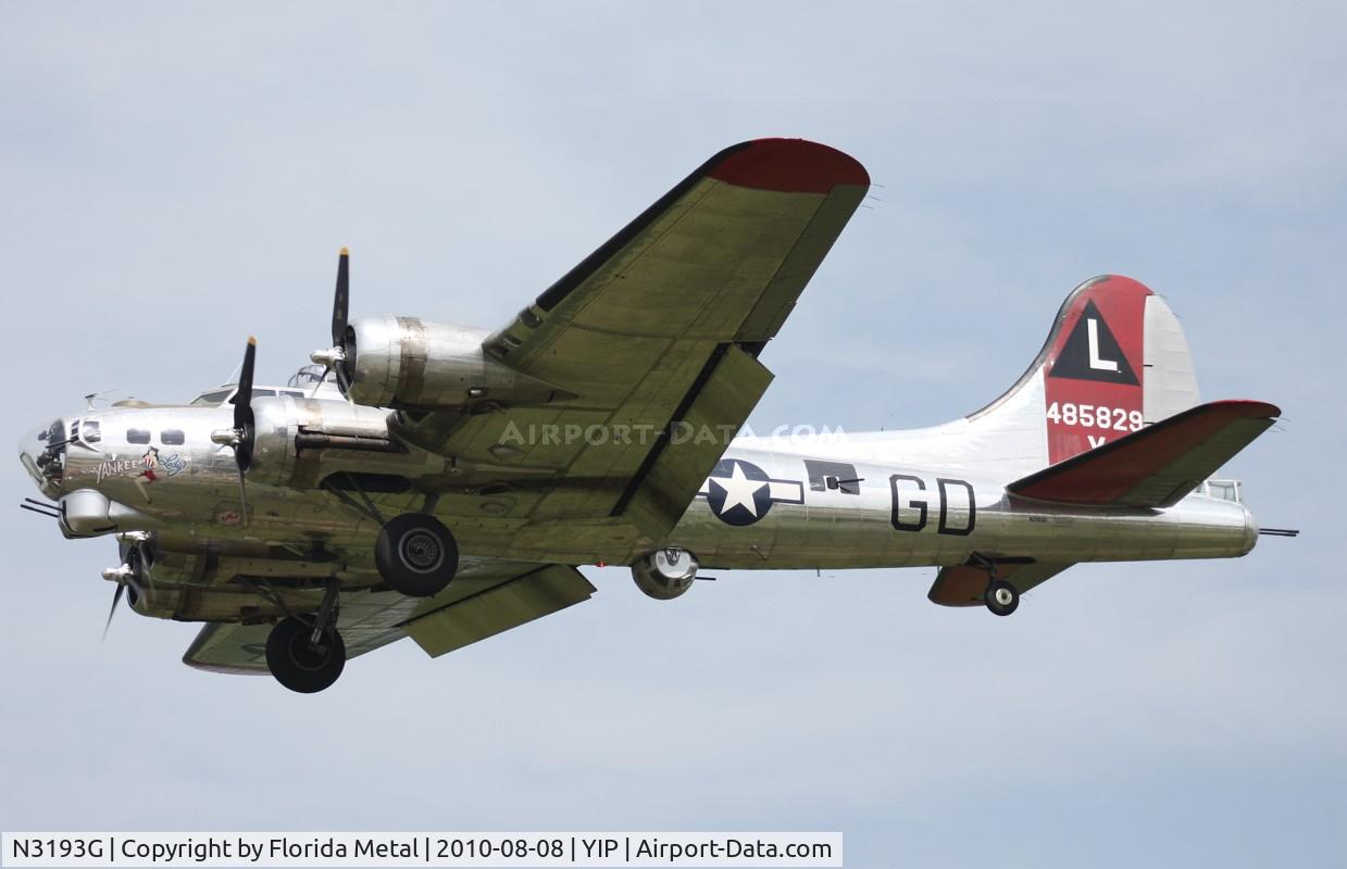 N3193G, 1944 Boeing B-17G Flying Fortress C/N 77255, Yankee Lady