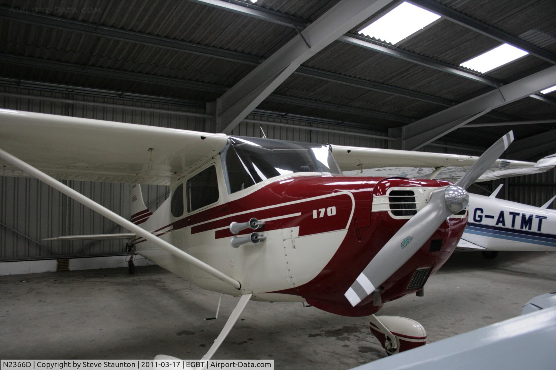 N2366D, 1952 Cessna 170B C/N 20518, Taken at Turweston Airfield March 2010