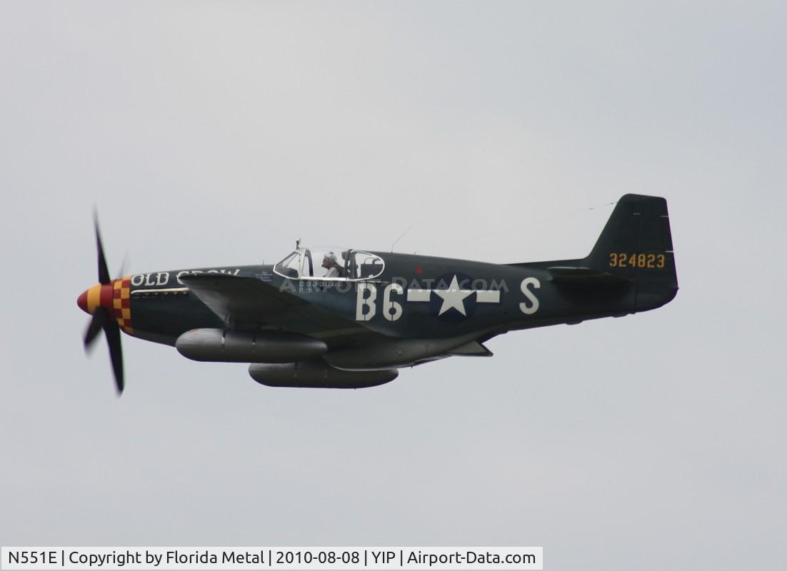 N551E, 1943 North American P-51B-1NA Mustang C/N 102-24700, Old Crow