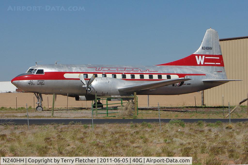 N240HH, 1948 Convair CV-240-1 C/N 47, 1948 Convair 240-1, c/n: 47 - photograph from the kerbside of the Highway