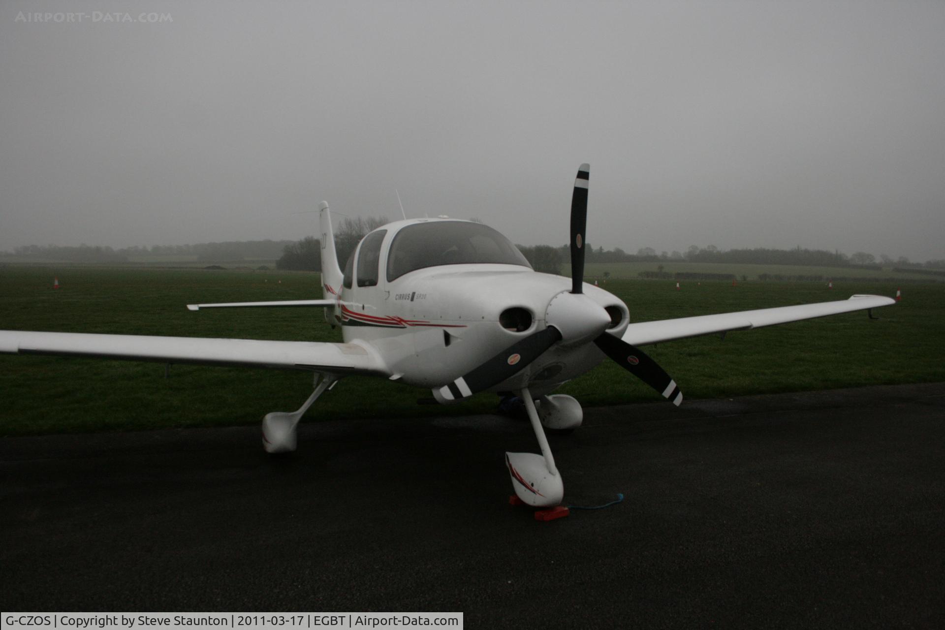 G-CZOS, 2010 Cirrus SR20S C/N 2038, Taken at Turweston Airfield March 2010