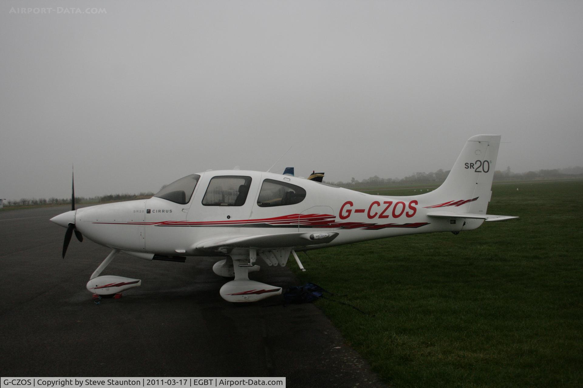 G-CZOS, 2010 Cirrus SR20S C/N 2038, Taken at Turweston Airfield March 2010