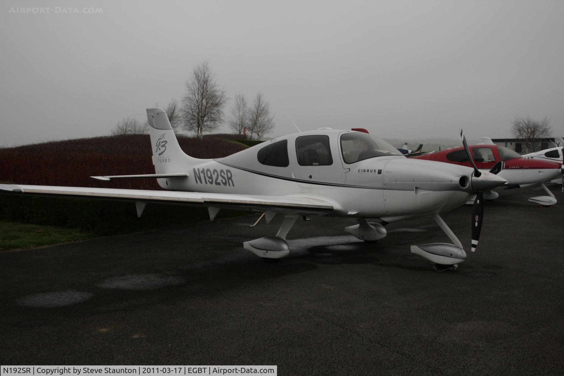 N192SR, 2007 Cirrus SR22 G3 GTSX Turbo C/N 2467, Taken at Turweston Airfield March 2010