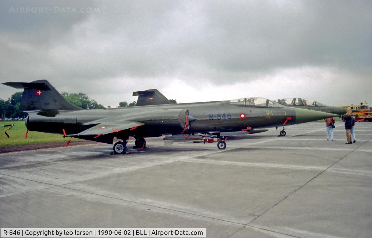 R-846, 1963 Canadair CF-104 Starfighter C/N 683A-1146, R-846 at Billund 2.6.90