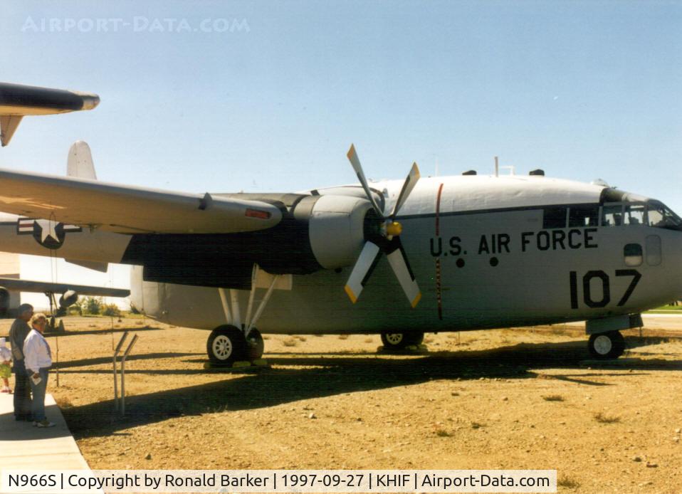 N966S, 1953 Fairchild C-119G Flying Boxcar C/N 10738, Hill Aerospace Museum