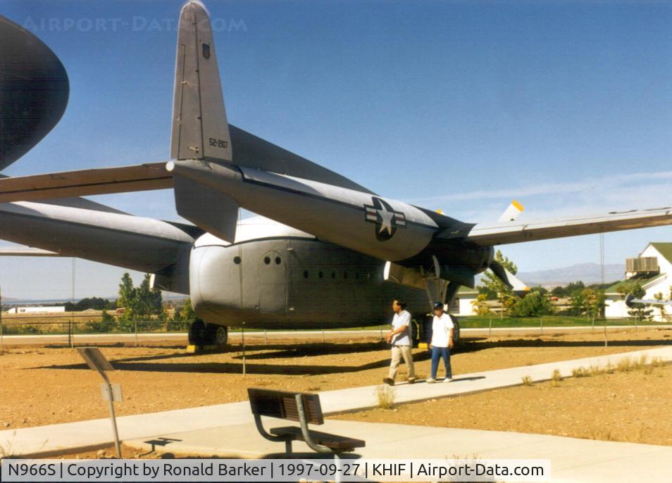 N966S, 1953 Fairchild C-119G Flying Boxcar C/N 10738, Hill Aerospace Museum