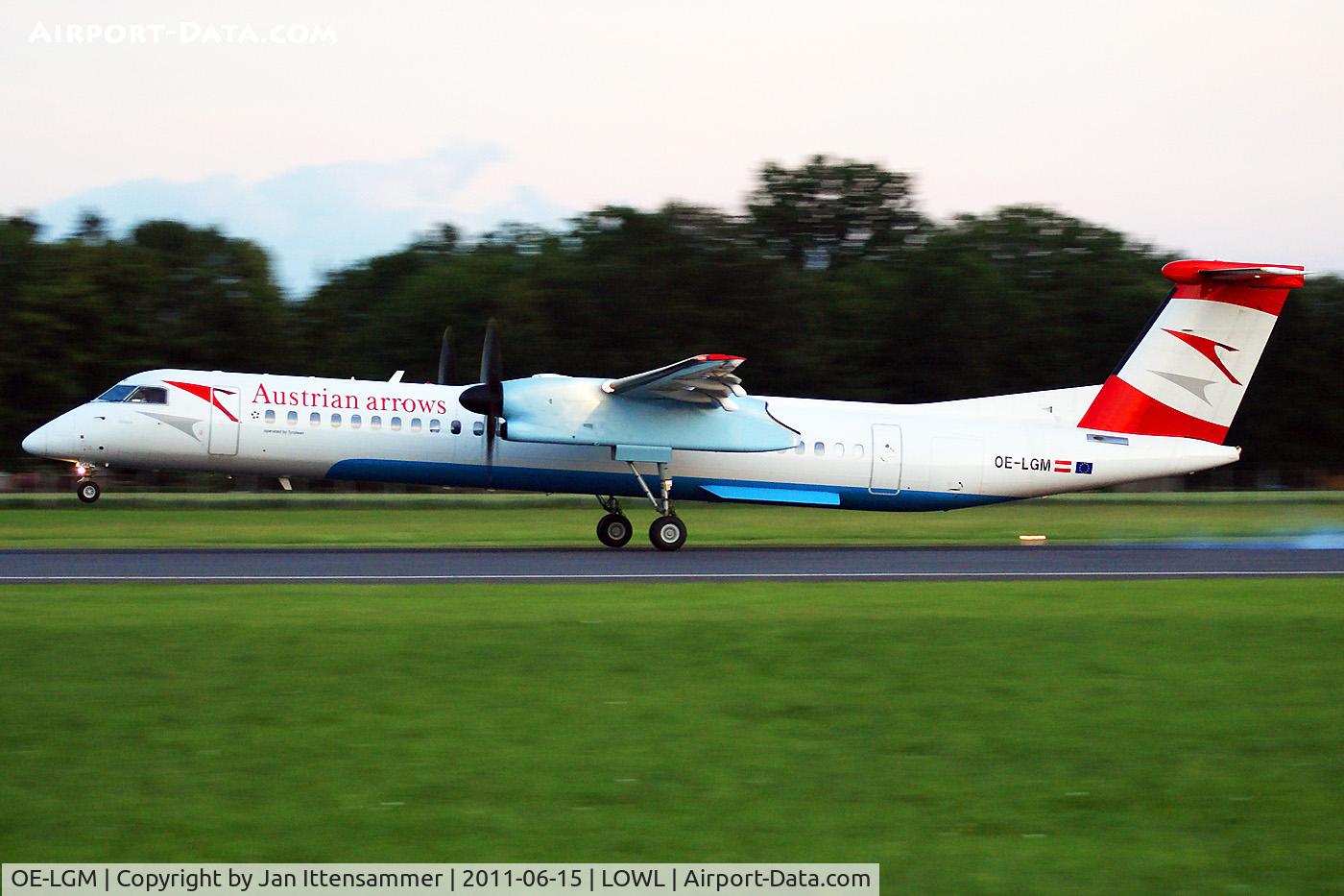OE-LGM, 2010 De Havilland Canada DHC-8-402Q Dash 8 C/N 4319, OE-LGM @ LOWL