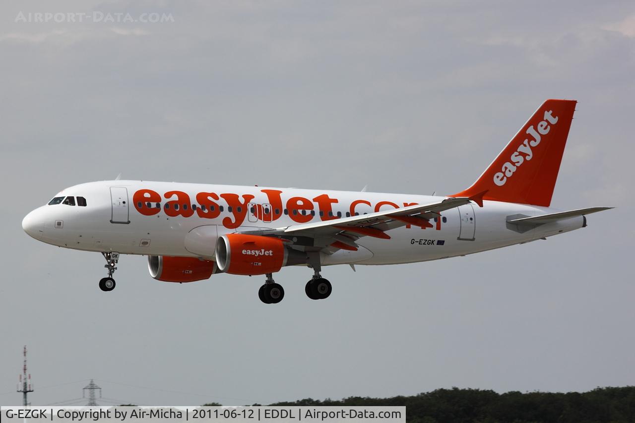 G-EZGK, 2011 Airbus A319-111 C/N 4717, EasyJet