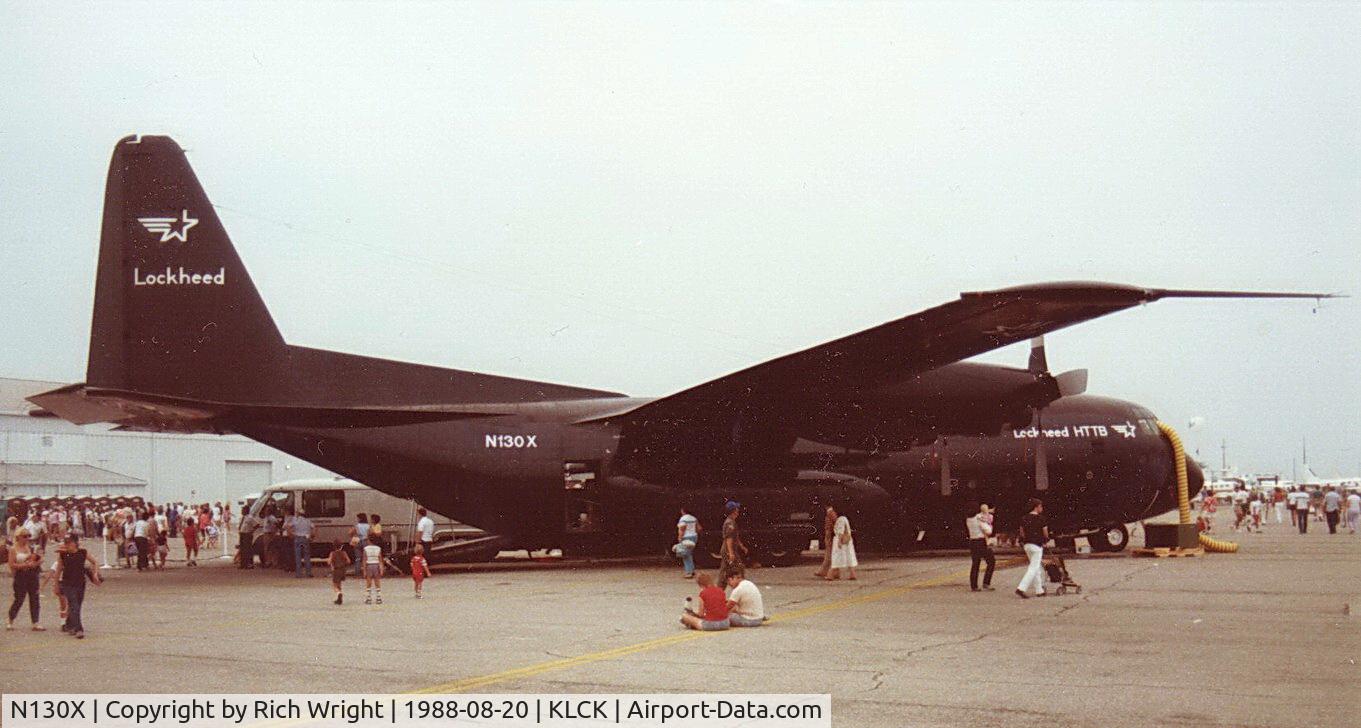 N130X, 1971 Lockheed 382E-44K-20 C/N 4412, At Rickenbacker Air Show in 1988