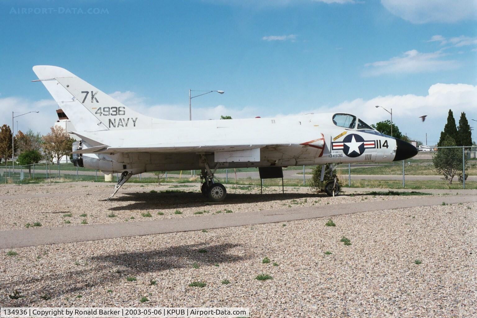 134936, Douglas F-6A Skyray C/N 10530, Pueblo Weisbrod Aircraft Museum