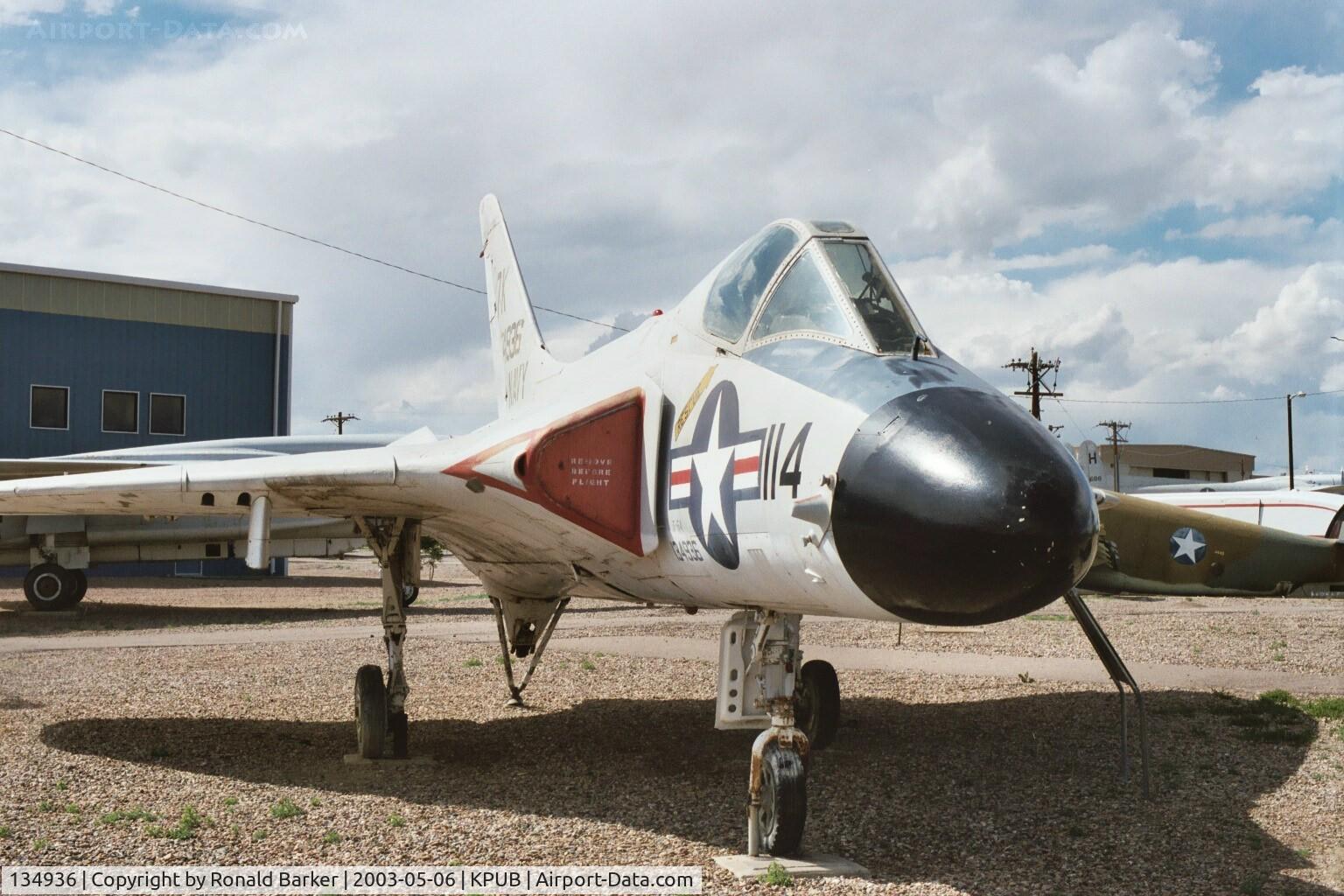134936, Douglas F-6A Skyray C/N 10530, Pueblo Weisbrod Aircraft Museum