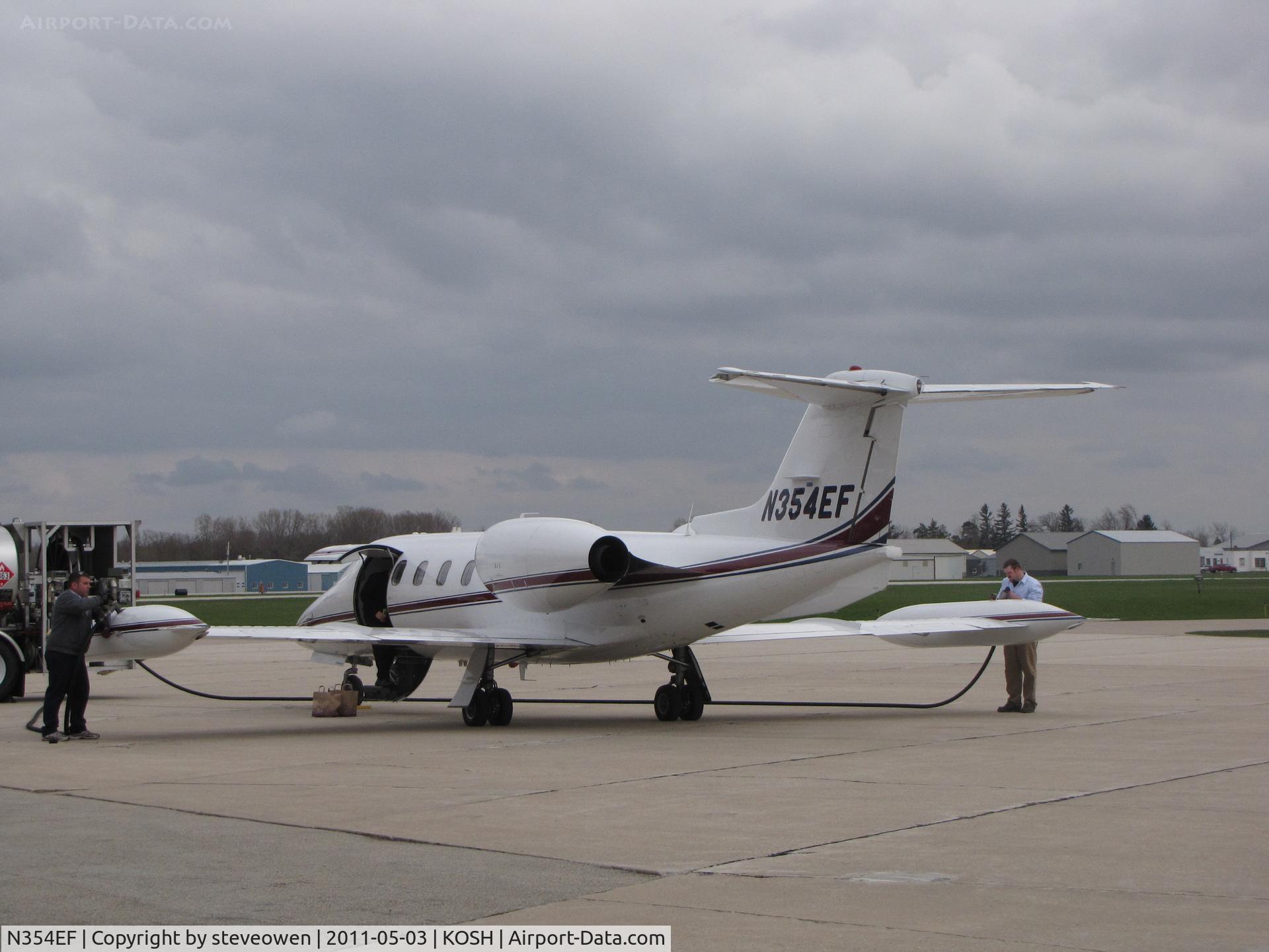 N354EF, 1981 Gates Learjet 35A C/N 35A-378, Orion FBO Ramp @ KOSH