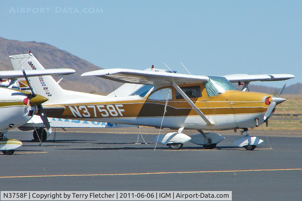 N3758F, 1966 Cessna 172H C/N 17255253, 1966 Cessna 172H, c/n: 17255253 at Kingman