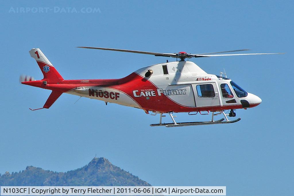 N103CF, 2001 Agusta A-119 C/N 14021, 2001 Agusta Spa A119, c/n: 14021 at Kingman