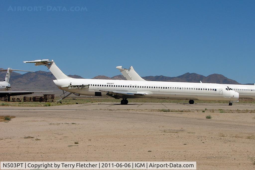 N503PT, 1985 McDonnell Douglas MD-81 (DC-9-81) C/N 49281, Mcdonnell Douglas DC-9-81(MD-81), c/n: 49281 WFU at Kingman